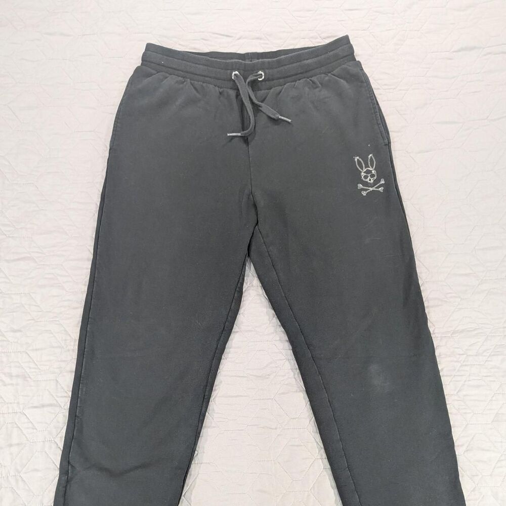 Psycho-bunny Men's Black Joggers-tracksuits